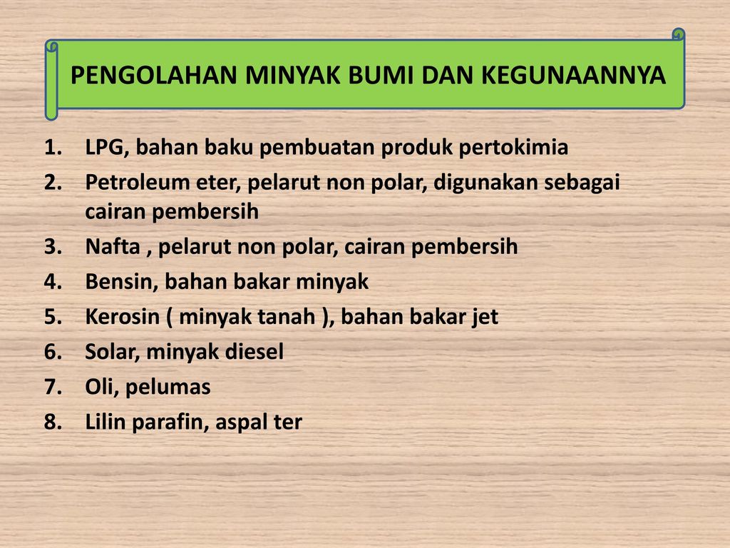 Kegunaan Minyak Bumi Newstempo